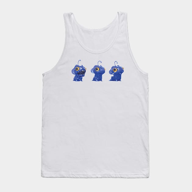 The sea beast blue monster Tank Top by necronder